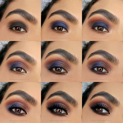 navy blue eyeshadow.